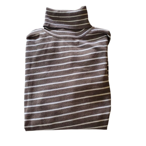 Pendleton Merino Wool Striped Turtle Neck XL - Picture 3 of 15